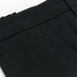 J.Lindeberg Golf Trousers - Ellott Bonded Fleece Pant - Black AW25