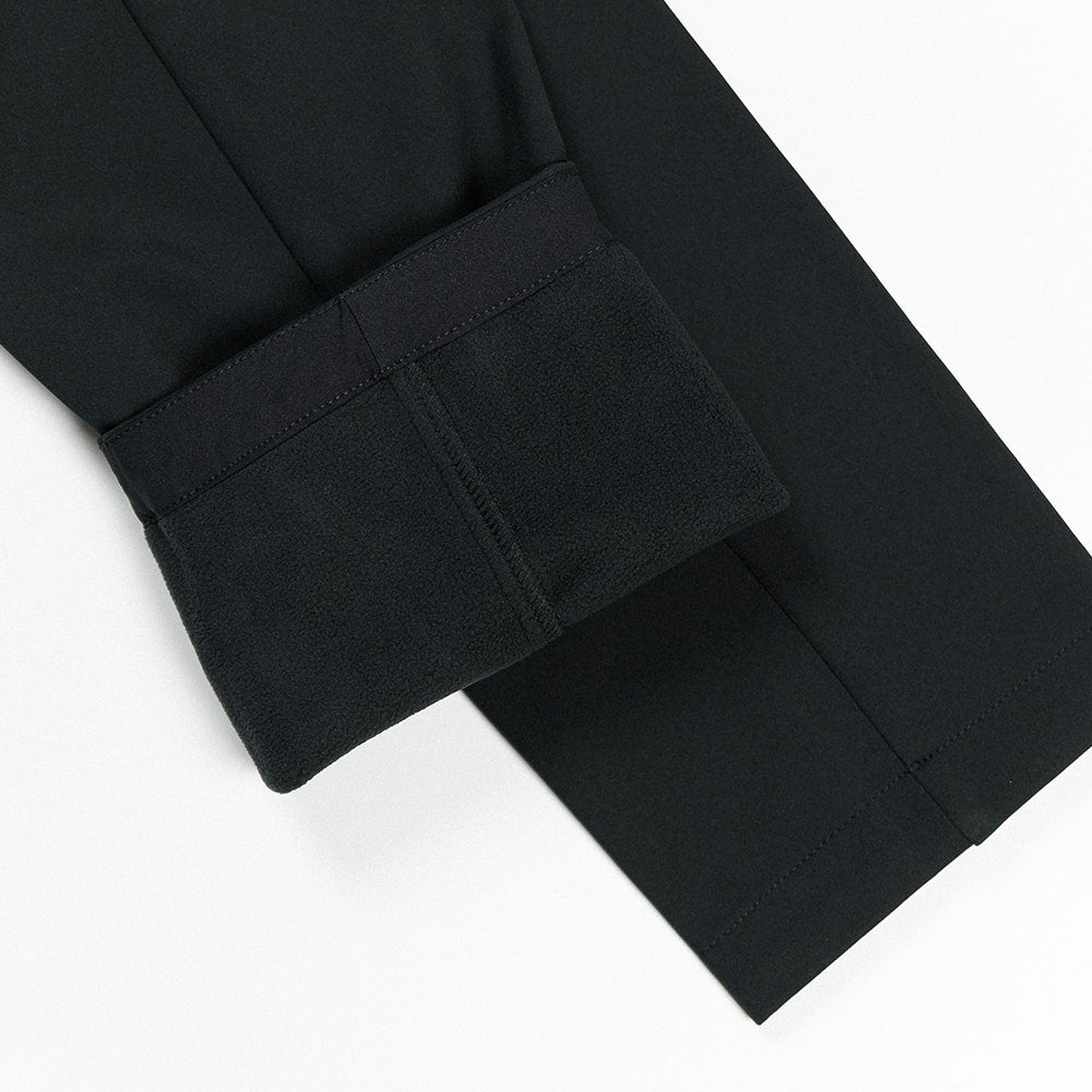 J.Lindeberg Golf Trousers - Ellott Bonded Fleece Pant - Black AW25