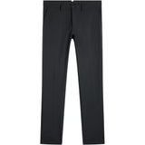 J.Lindeberg Golf Trousers - Ellott Bonded Fleece Pant - Black AW26