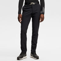 J.Lindeberg Golf Trousers - Ellott Bonded Fleece Pant - Black AW26