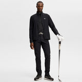 J.Lindeberg Golf Trousers - Ellott Bonded Fleece Pant - Black AW26