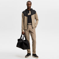 J.Lindeberg Golf Trousers - Ellott Bonded Fleece Pant - Brindle AW26