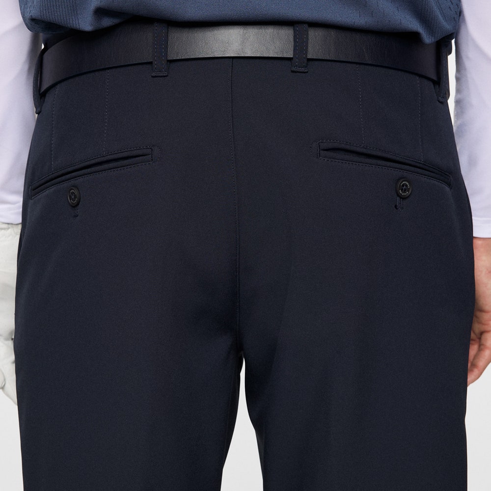 J.Lindeberg Golf Trousers - Ellott Bonded Fleece Pant - JL Navy AW25