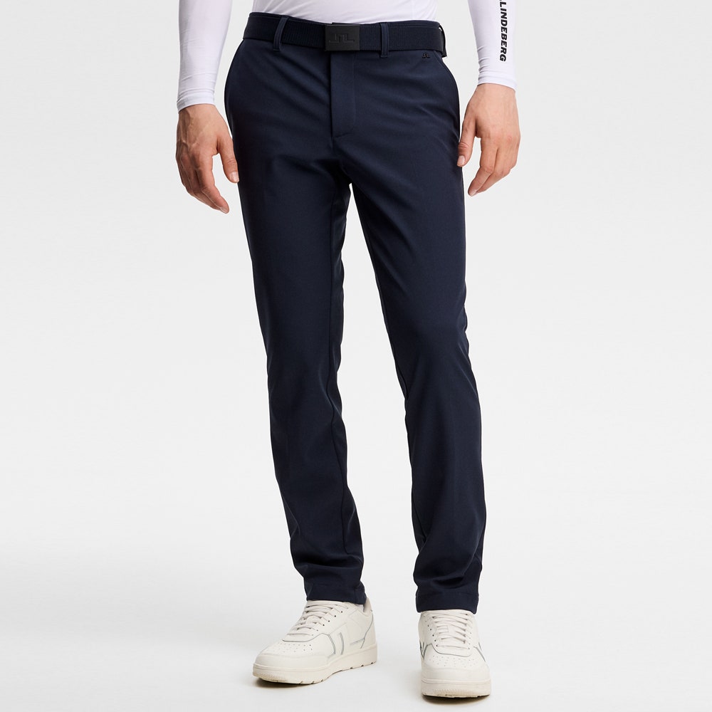 J.Lindeberg Golf Trousers - Ellott Bonded Fleece Pant - JL Navy AW26