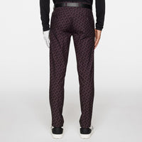 J.Lindeberg Golf Trousers - Ellott Print Pant - Geo Black AW25