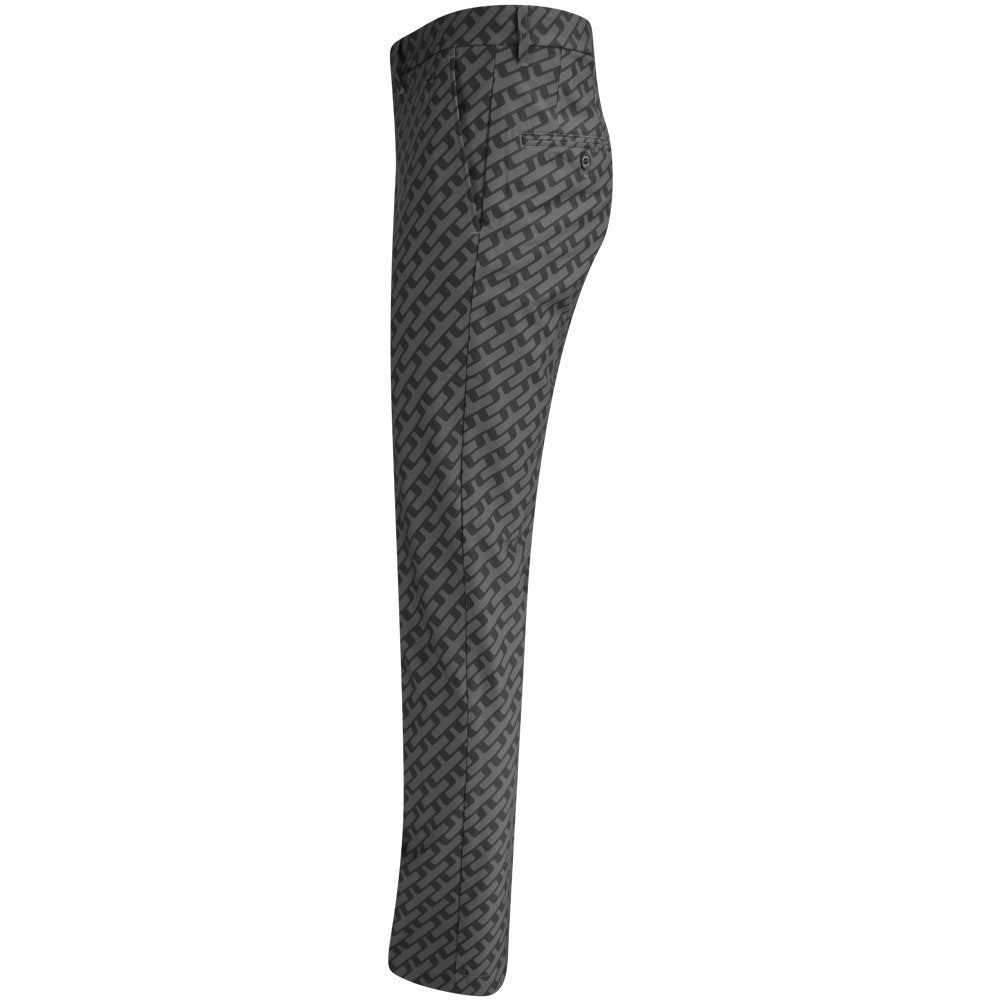 J.Lindeberg Golf Trousers - Ellott Print Pant - Geo Black AW25