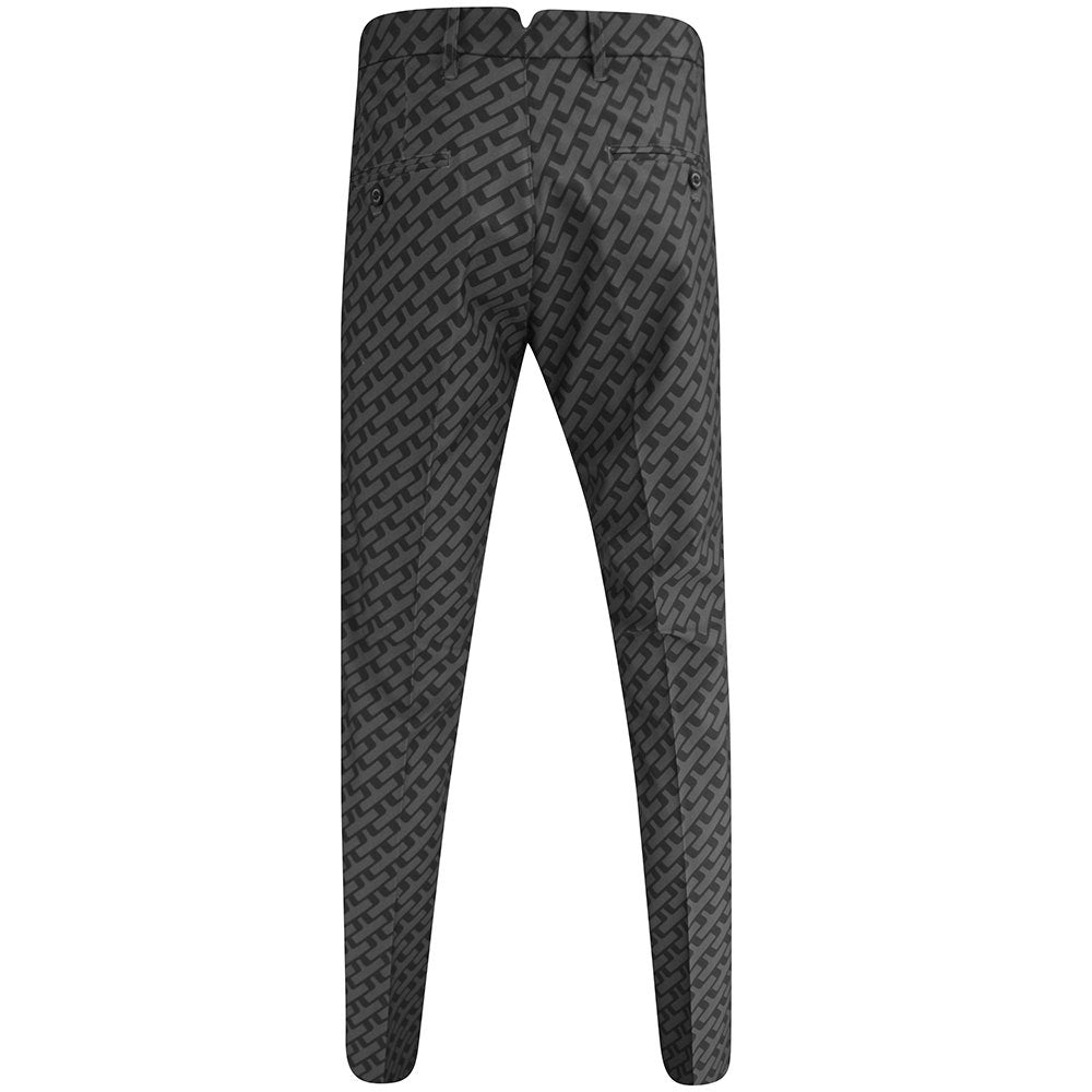 J.Lindeberg Golf Trousers - Ellott Print Pant - Geo Black AW25