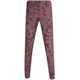 J.Lindeberg Golf Trousers - Ellott Print Pant - Huckleberry AW25