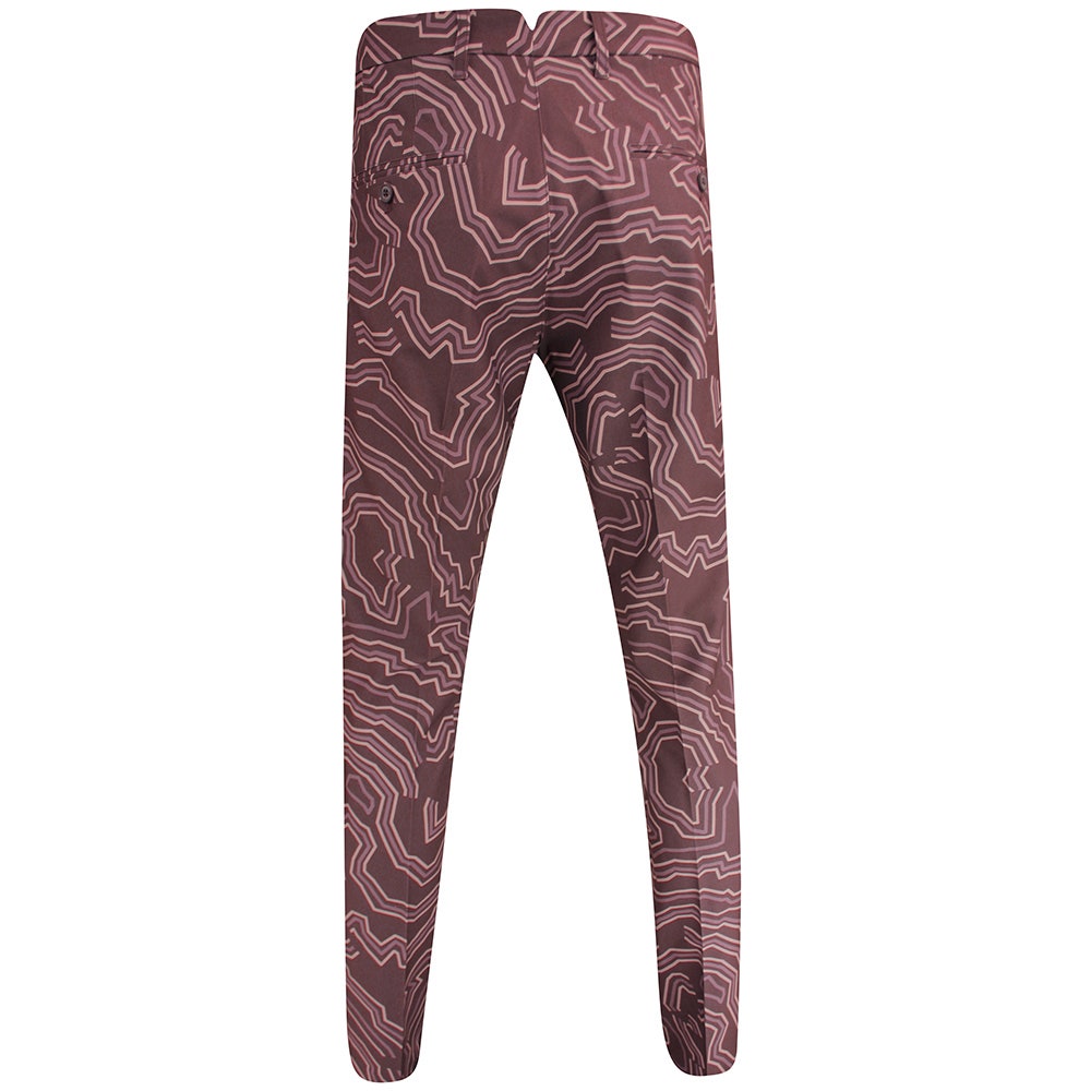 J.Lindeberg Golf Trousers - Ellott Print Pant - Huckleberry AW25