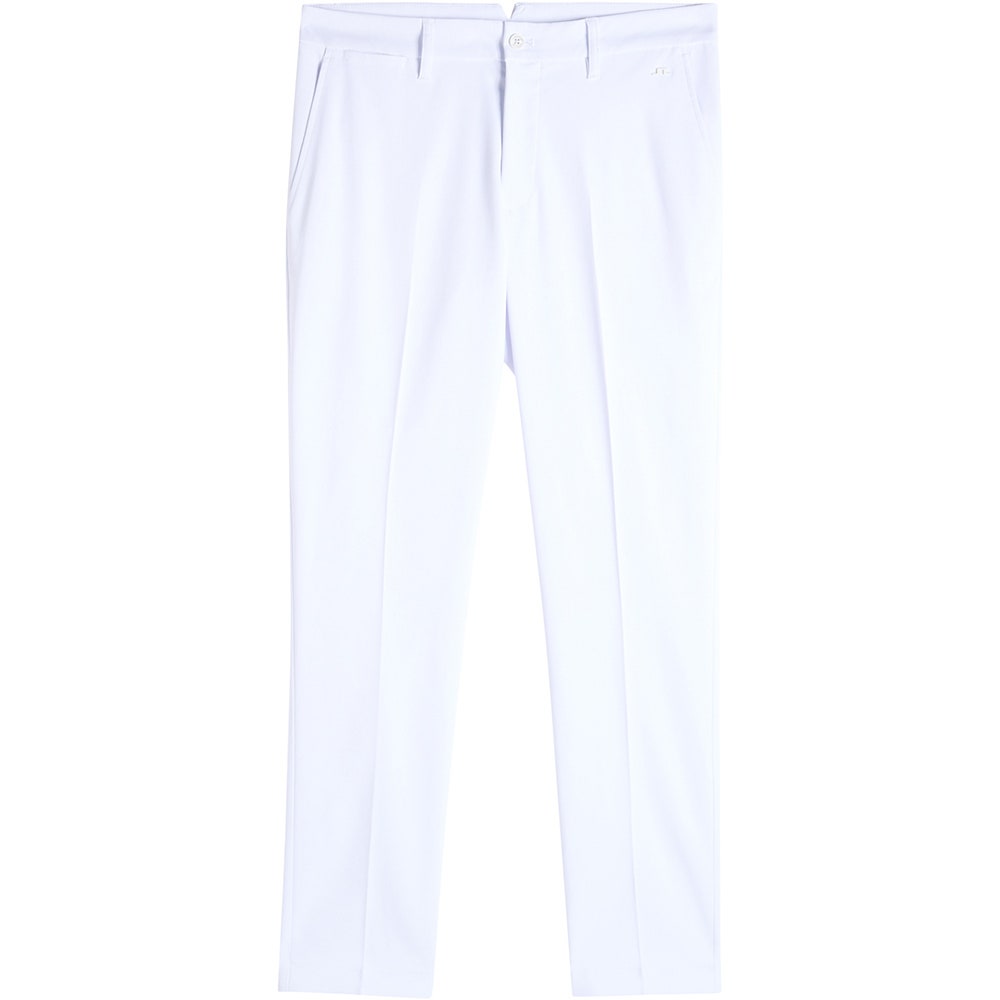 J.Lindeberg Golf Trousers - Ellott Slim Pant - White AW26