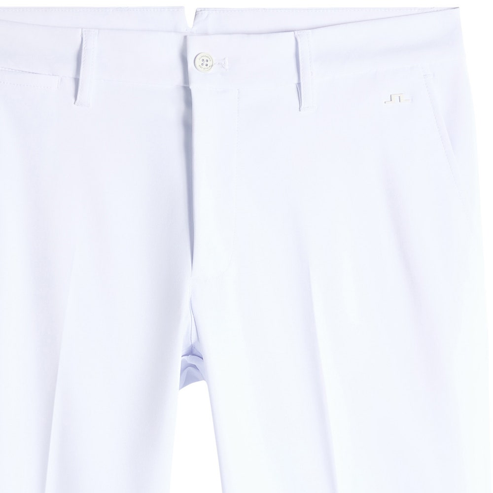 J.Lindeberg Golf Trousers - Ellott Slim Pant - White AW26