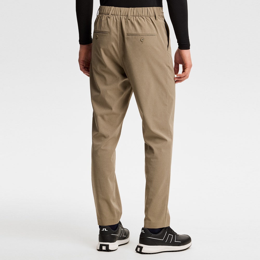 J.Lindeberg Golf Trousers - Harris Pant Carrot Fit - Brindle SS26