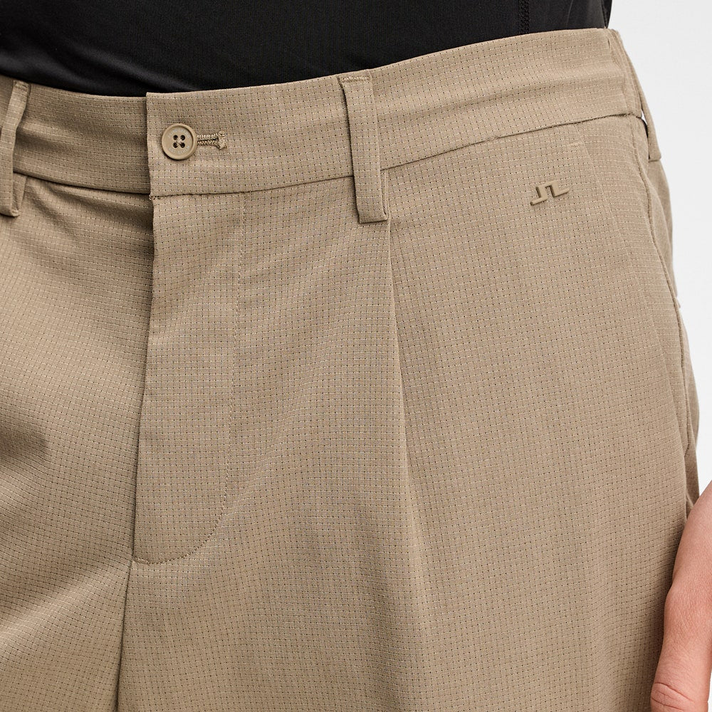 J.Lindeberg Golf Trousers - Harris Pant Carrot Fit - Brindle SS26