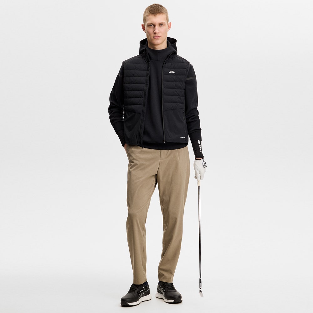 J.Lindeberg Golf Trousers - Harris Pant Carrot Fit - Brindle SS26
