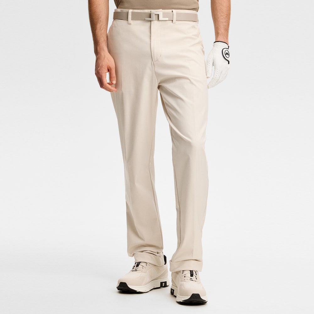 J.Lindeberg Golf Trousers - Jens Pant Tapered Fit - Moonbeam SS26