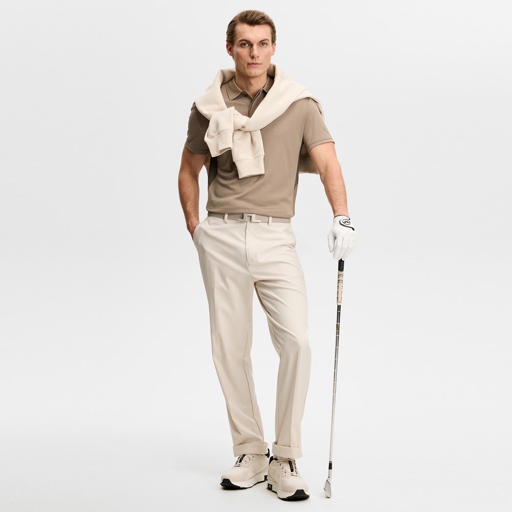 J.Lindeberg Golf Trousers - Jens Pant Tapered Fit - Moonbeam SS26