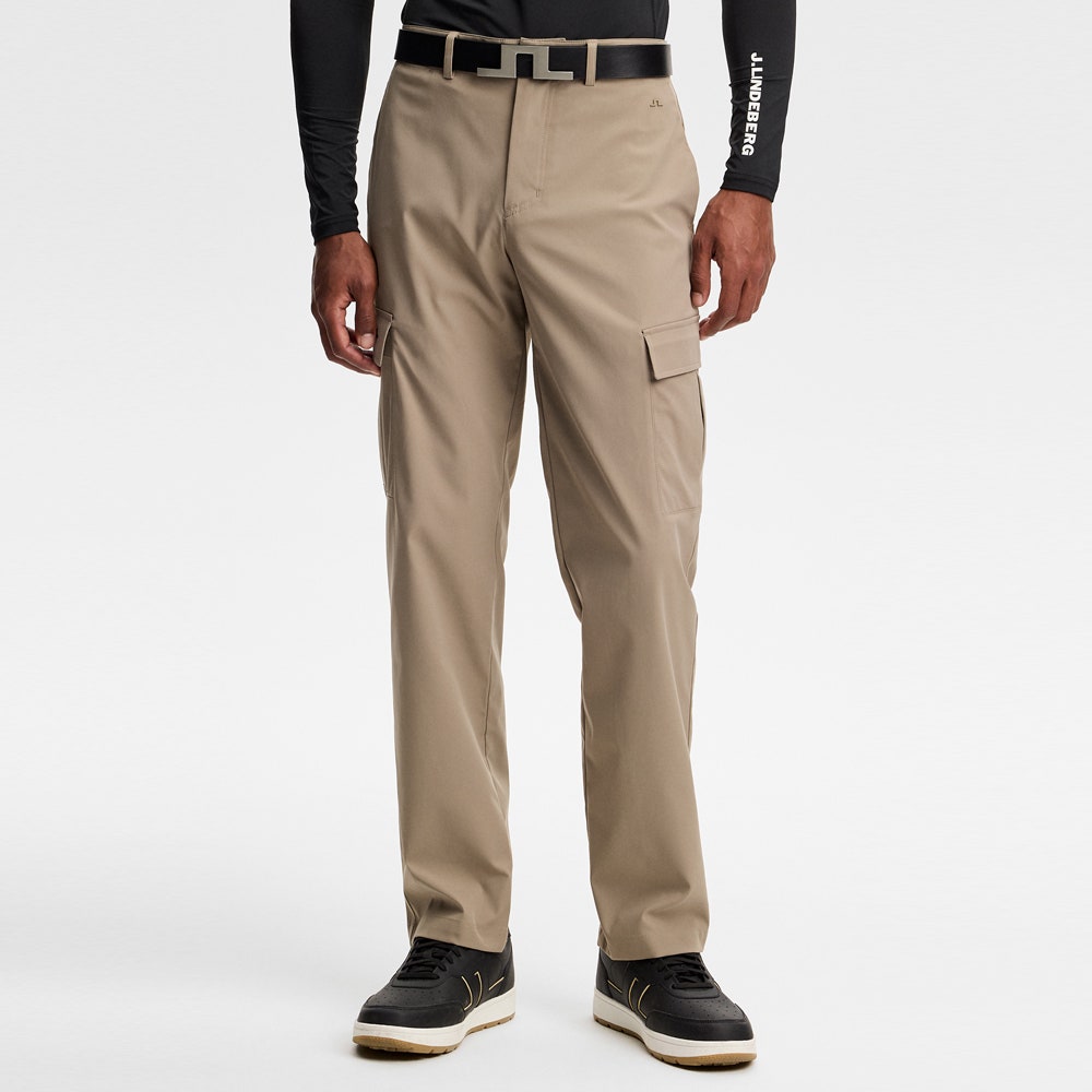 J.Lindeberg Golf Trousers - Logan Cargo Pant - Brindle AW26