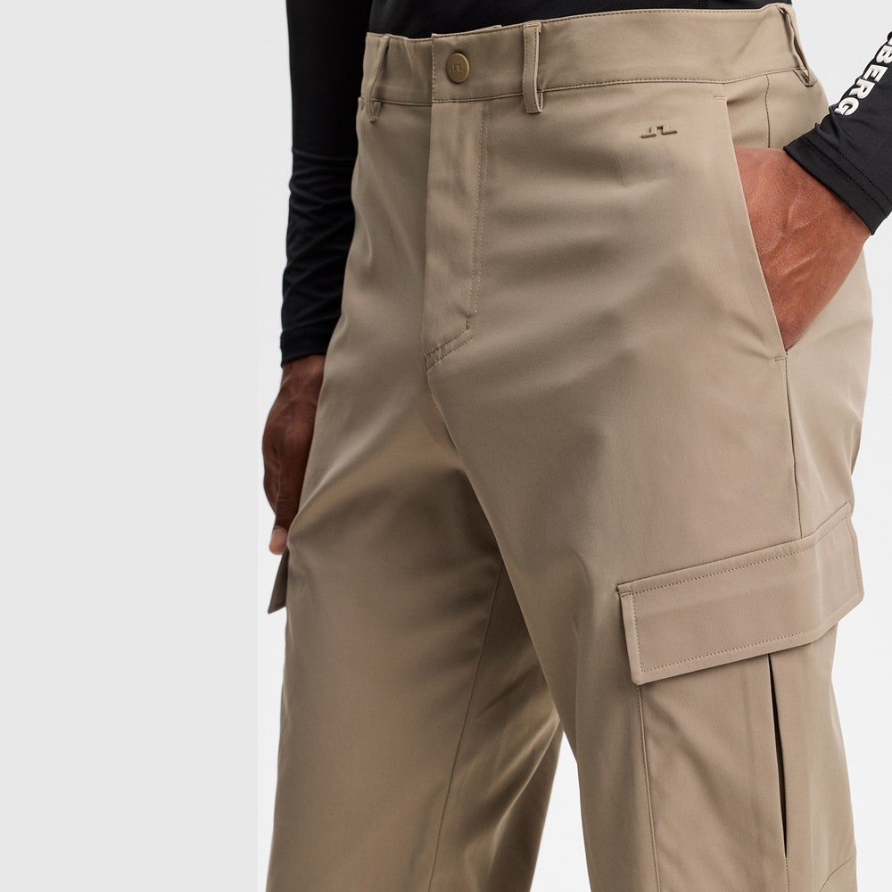 J.Lindeberg Golf Trousers - Logan Cargo Pant - Brindle AW26