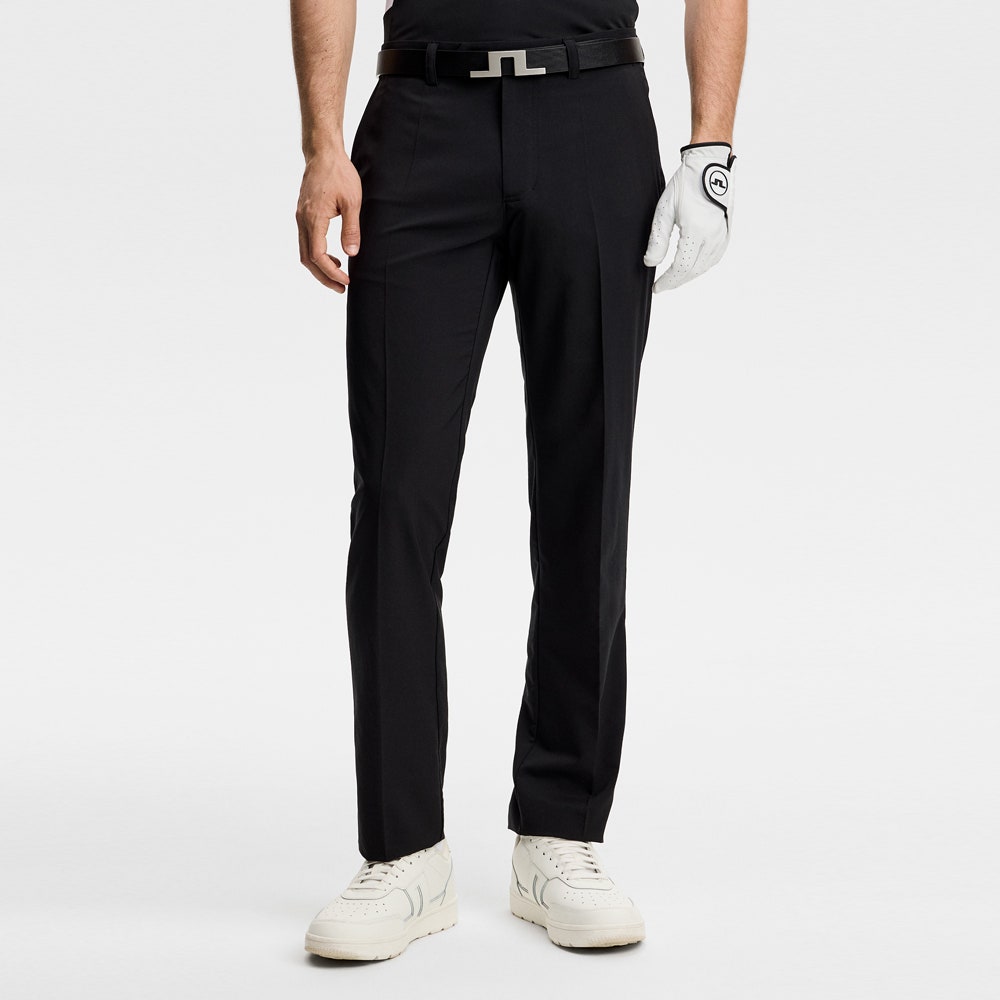 J.Lindeberg Golf Trousers - Mitch Pant Slim Fit - Black SS26