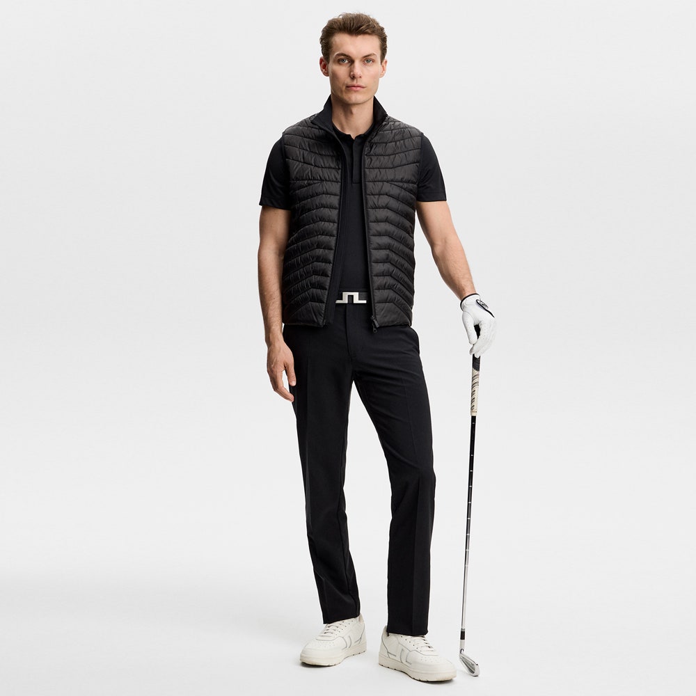 J.Lindeberg Golf Trousers - Mitch Pant Slim Fit - Black SS26