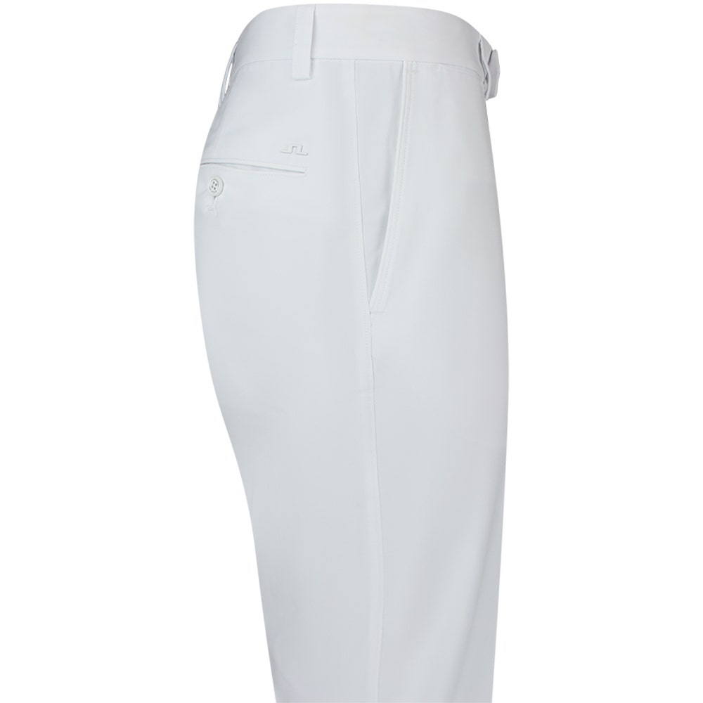 J.Lindeberg Golf Trousers - Mitch Pant Slim Fit - White SS26