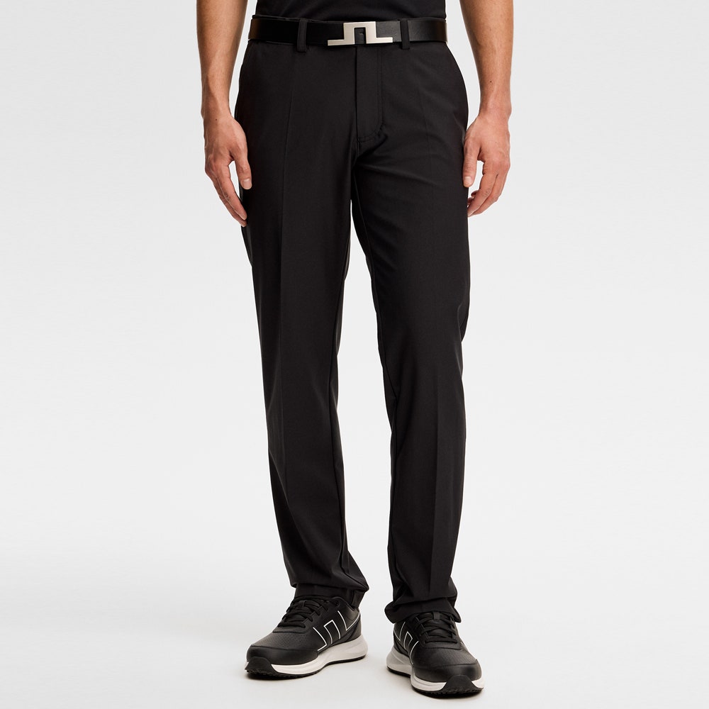 J.Lindeberg Golf Trousers - Mitch Slim Pant - Black AW26