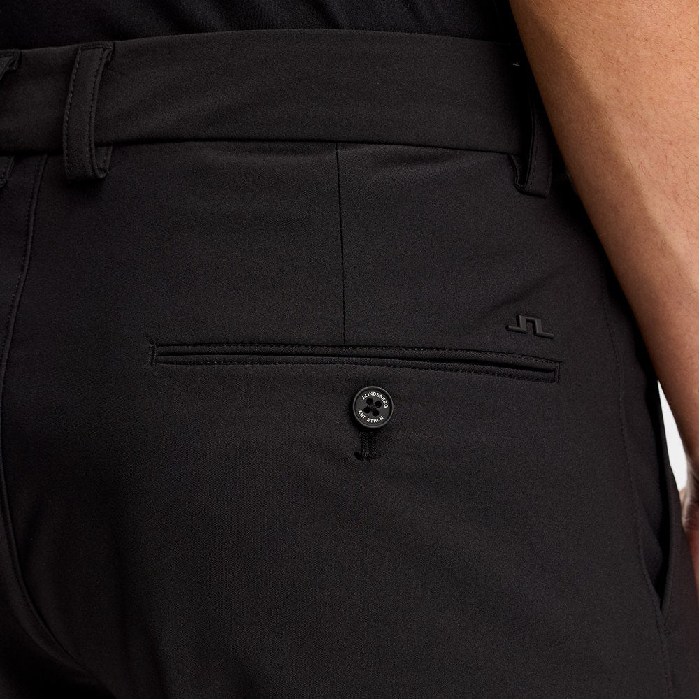 J.Lindeberg Golf Trousers - Mitch Slim Pant - Black AW26