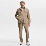 J.Lindeberg Golf Trousers - Mitch Slim Pant - Brindle AW26