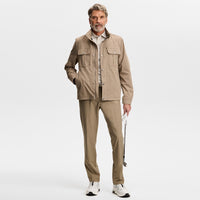 J.Lindeberg Golf Trousers - Mitch Slim Pant - Brindle AW26