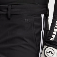 J.Lindeberg Golf Trousers - Mitch Stripe Pant - Black AW26