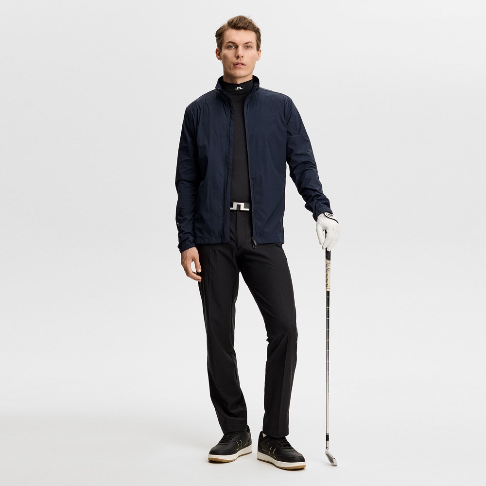 J.Lindeberg Golf Trousers - Mitch Stripe Pant - Black AW26