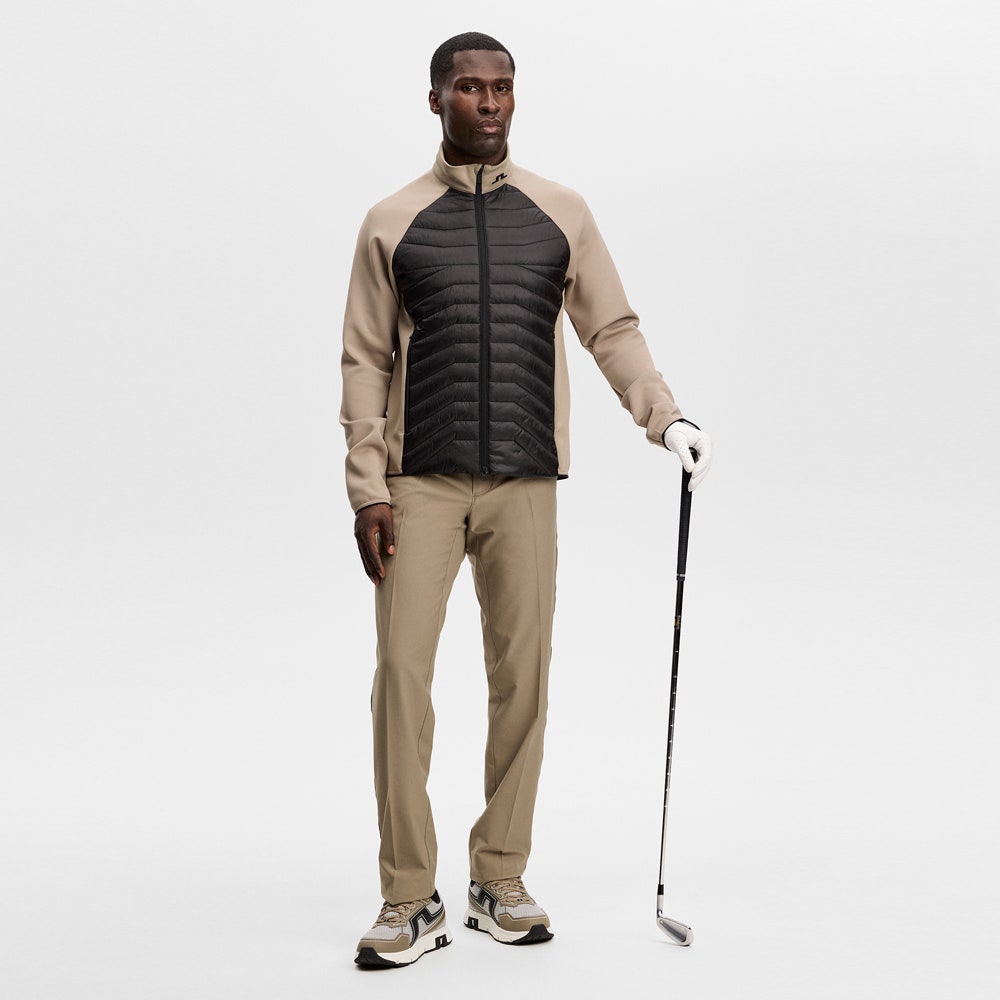 J.Lindeberg Golf Trousers - Mitch Stripe Pant - Brindle AW26