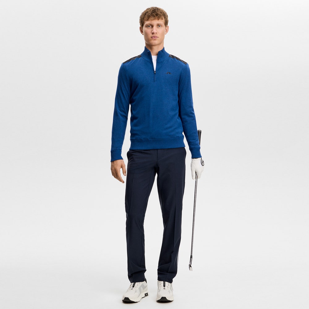 J.Lindeberg Golf Trousers - Mitch Stripe Pant - JL Navy AW26