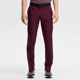 J.Lindeberg Golf Trousers - Mitch Stripe Pant - Winetasting AW26