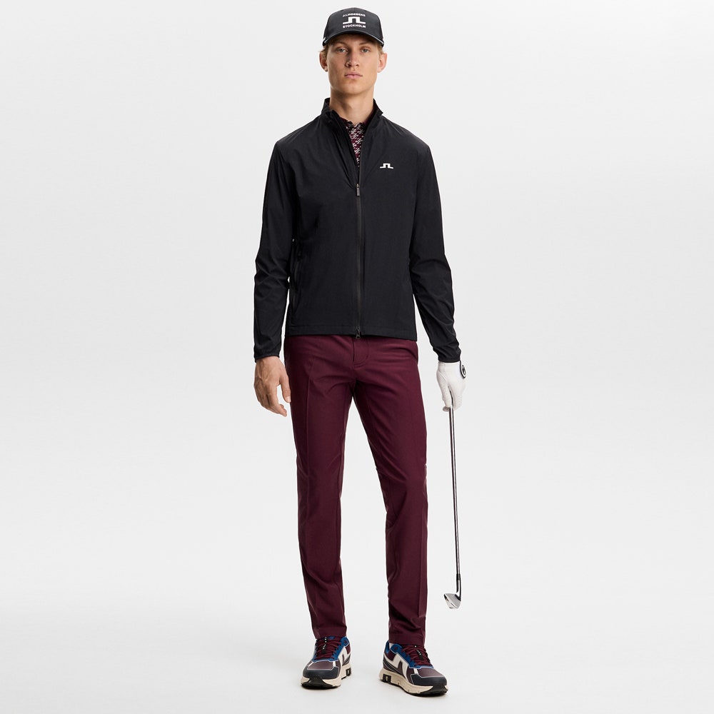 J.Lindeberg Golf Trousers - Mitch Stripe Pant - Winetasting AW26