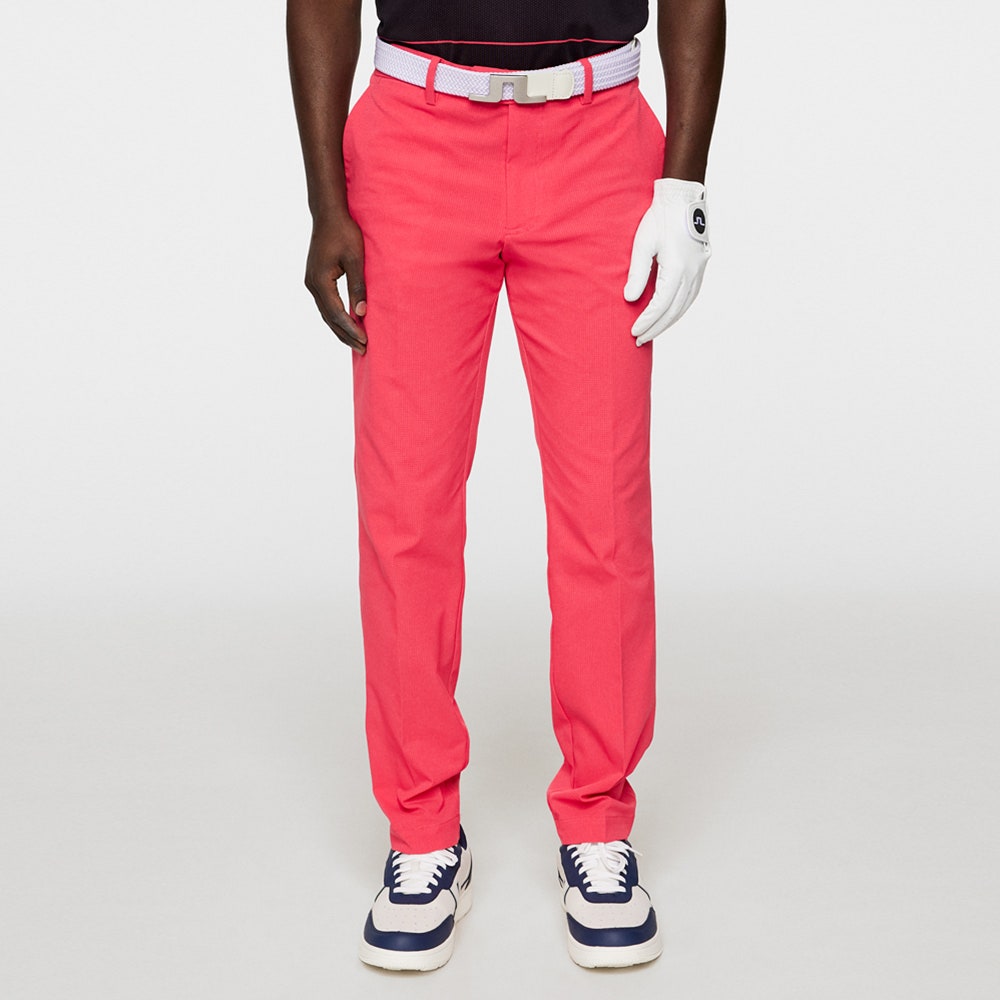 J.Lindeberg Golf Trousers - Vent Pant Slim - Azalea SS25