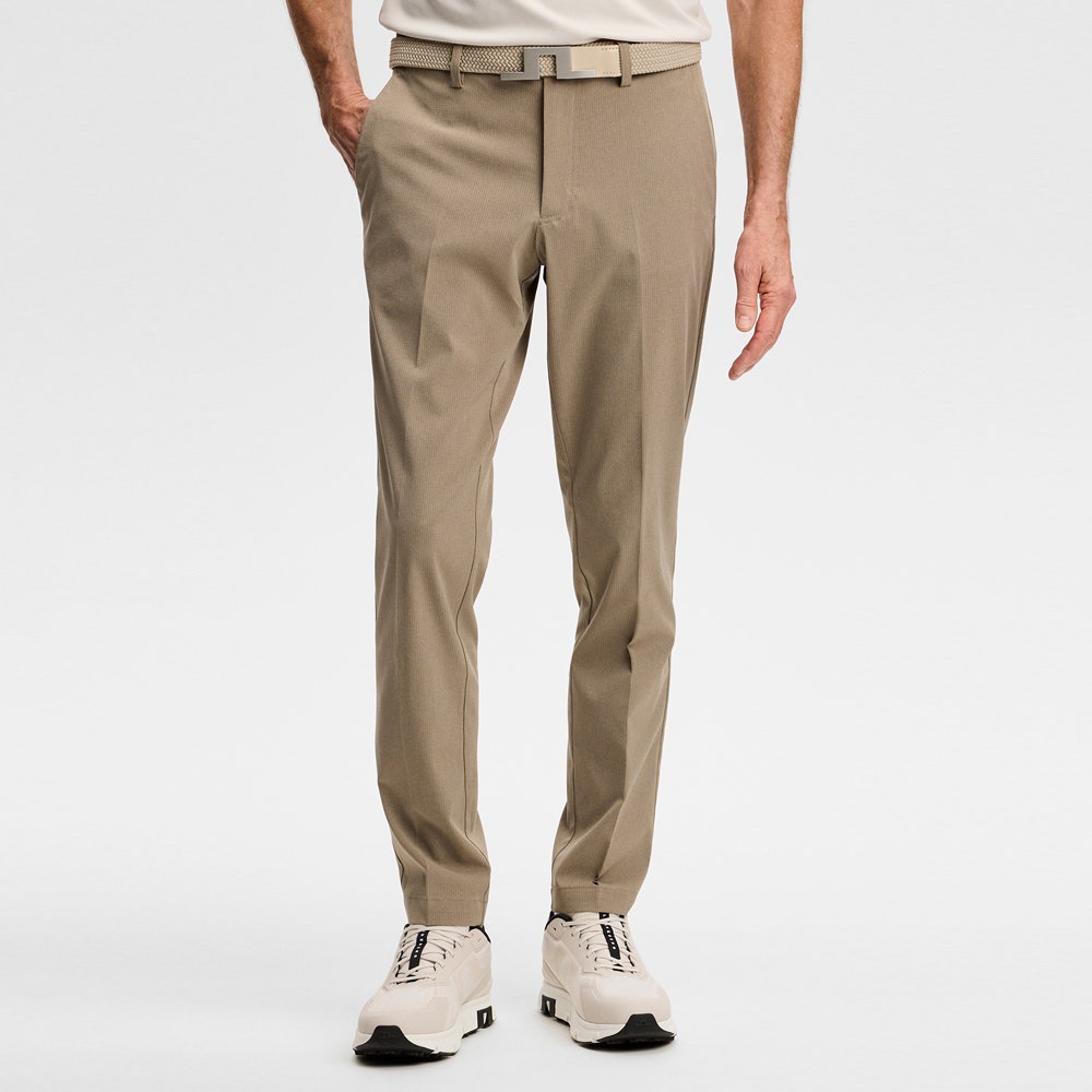 J.Lindeberg Golf Trousers - Vent Pant Slim Fit - Brindle SS26