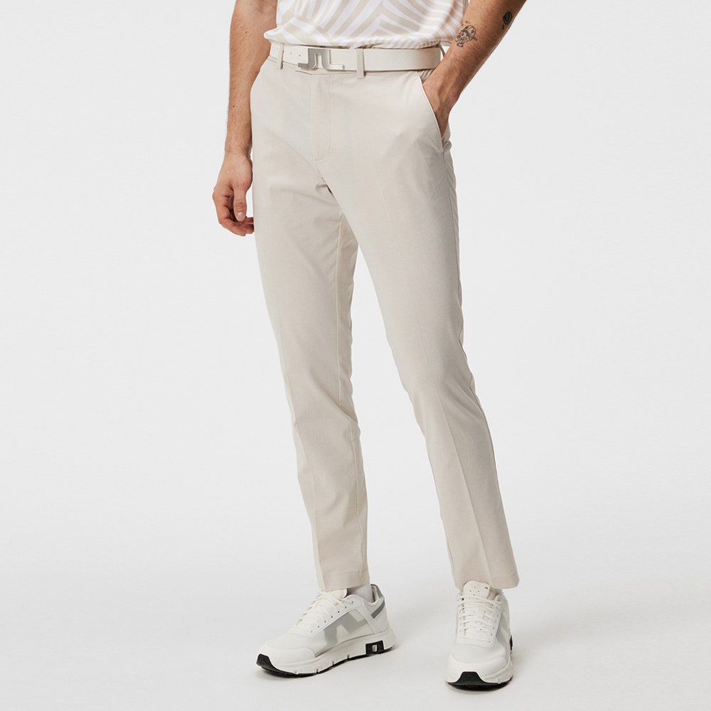 J.Lindeberg Golf Trousers - Vent Pant Slim Fit - Moonbeam SS26
