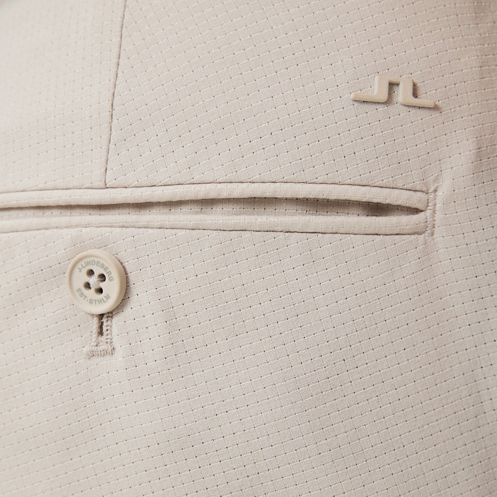 J.Lindeberg Golf Trousers - Vent Pant Slim Fit - Moonbeam SS26