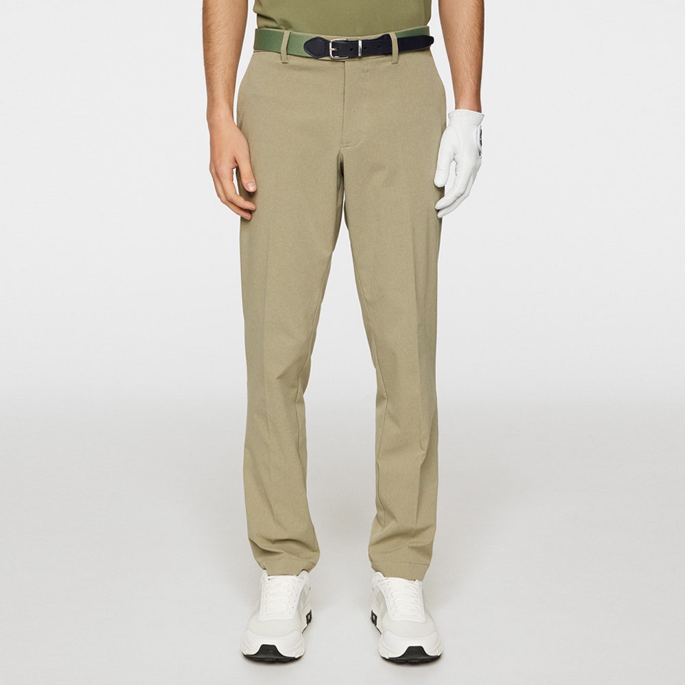 J.Lindeberg Golf Trousers - Vent Pant Slim - Oil Green SS25