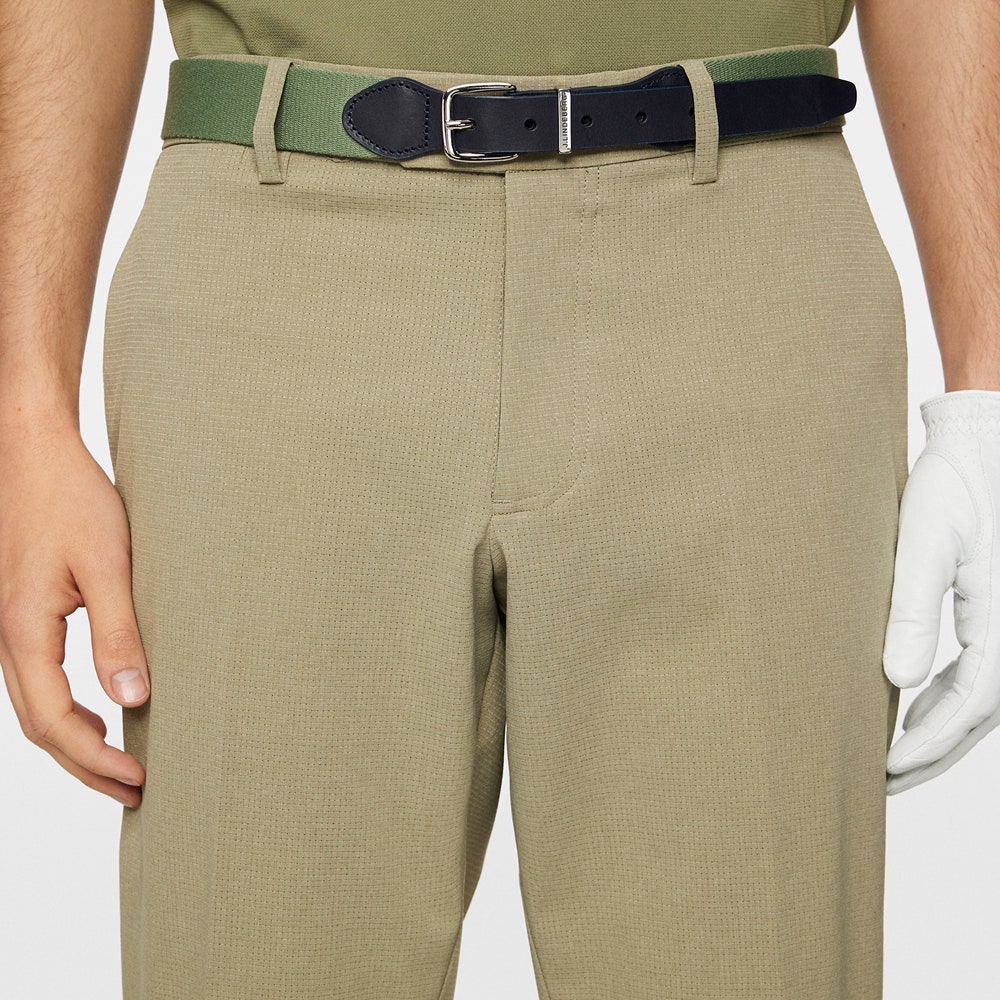 J.Lindeberg Golf Trousers - Vent Pant Slim - Oil Green SS25