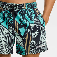 J.Lindeberg Swim Shorts - Banks Grove Print - Grove Navy SH26