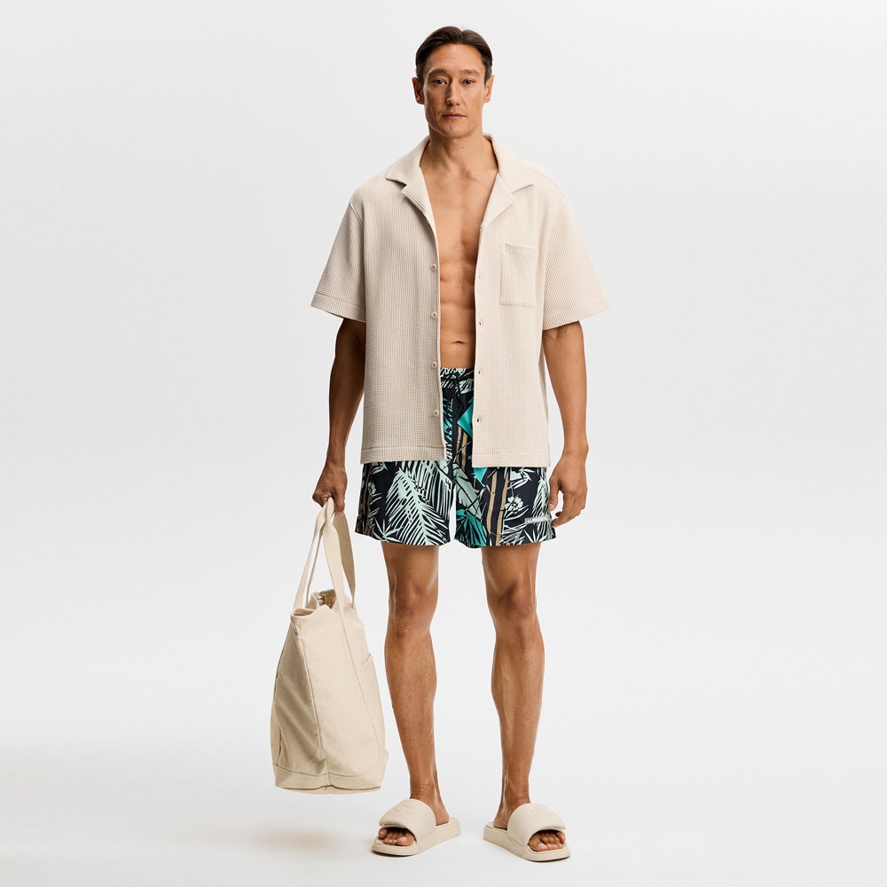 J.Lindeberg Swim Shorts - Banks Grove Print - Grove Navy SH26
