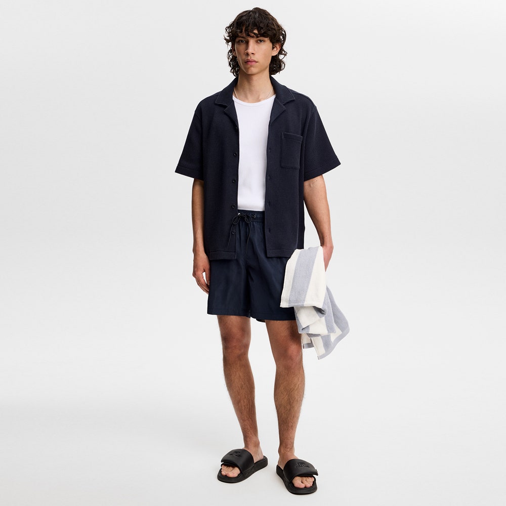 J.Lindeberg Swim Shorts - Delta Stripe - JL Navy SH26
