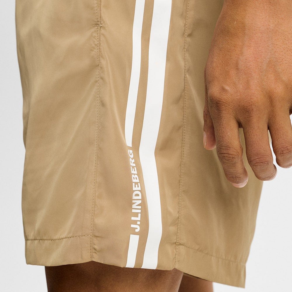 J.Lindeberg Swim Shorts - Delta Stripe - Kelp SH26