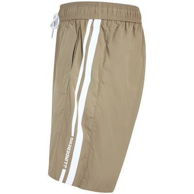 J.Lindeberg Swim Shorts - Delta Stripe - Kelp SH26