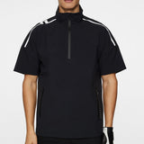 J.Lindeberg Waterproof Golf Jacket - Arvid Rain Shirt - Black SS25