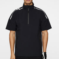 J.Lindeberg Waterproof Golf Jacket - Arvid Rain Shirt - Black SS25