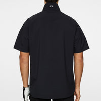 J.Lindeberg Waterproof Golf Jacket - Arvid Rain Shirt - Black SS25