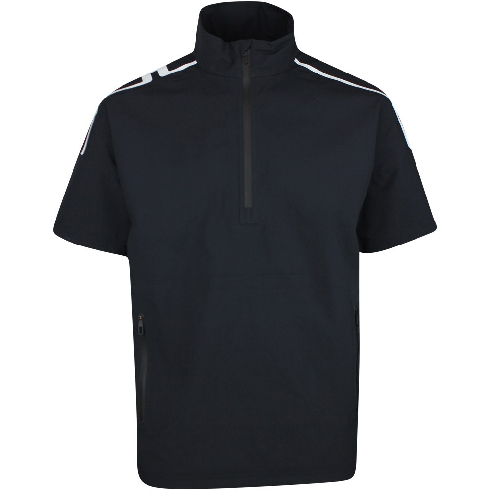 J.Lindeberg Waterproof Golf Jacket - Arvid Rain Shirt - Black SS25